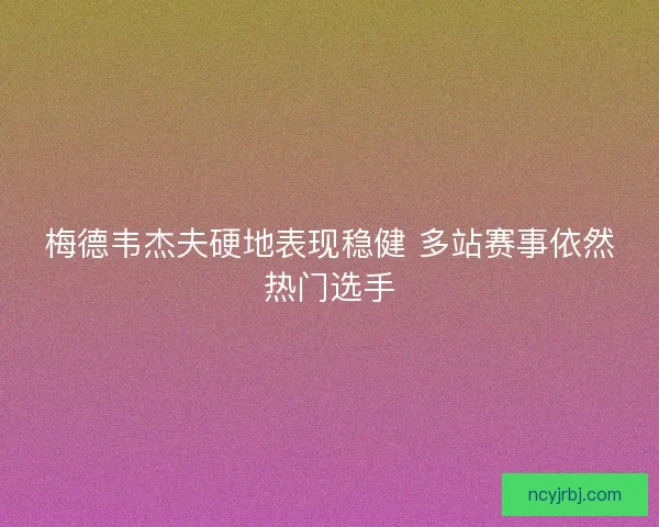 梅德韦杰夫硬地表现稳健 多站赛事依然热门选手